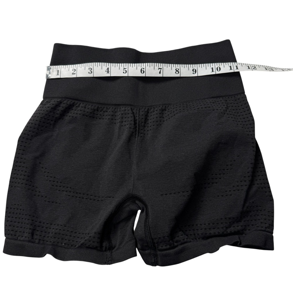 Gymshark Shorts Vital Marl Mesh Black Compression Fit Shorts SZ XS Gym Run Lift - Picture 5 of 8